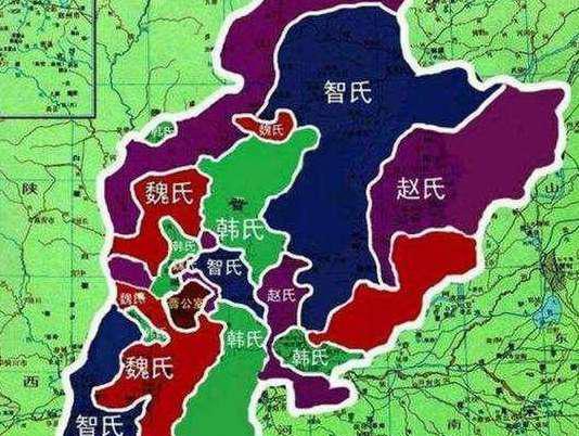 战国七雄实力排名和地理位置