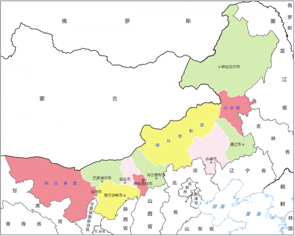 内蒙古多大面积