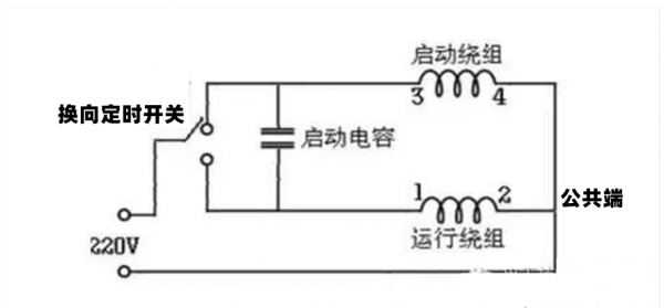 单相电机电容怎么接线