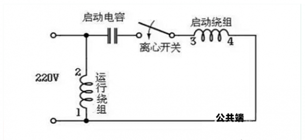 单相电机电容怎么接线