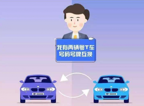 不过户可以换车牌号码