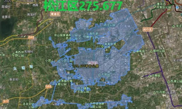 上海16个区面积排名