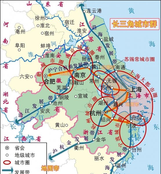 长三角是指哪几个城市