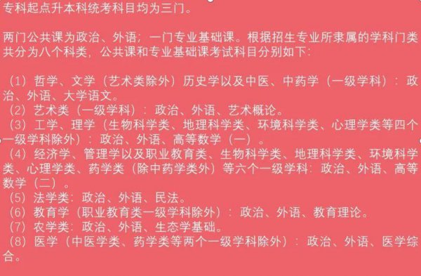 成人高考都考哪些科目内容