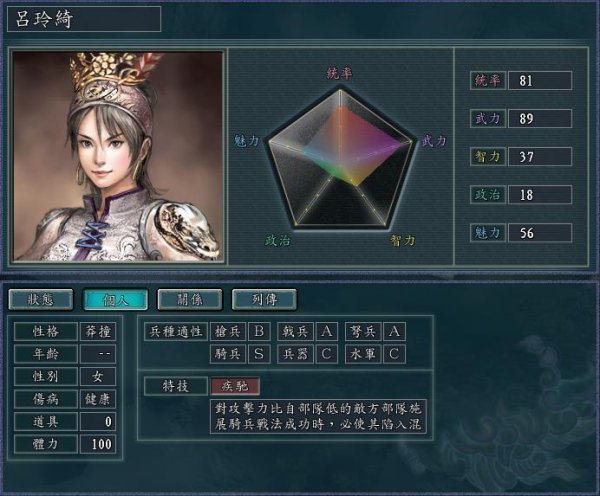 三国志11最美女武将