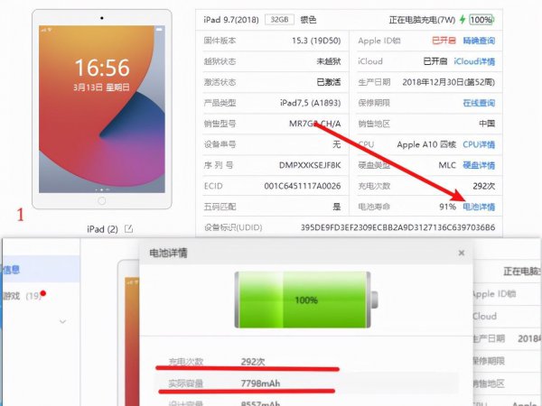 ipad电池寿命怎么查看