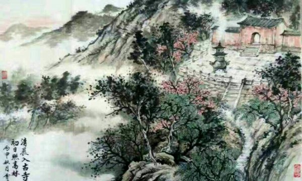 题破山寺后禅院思想感情