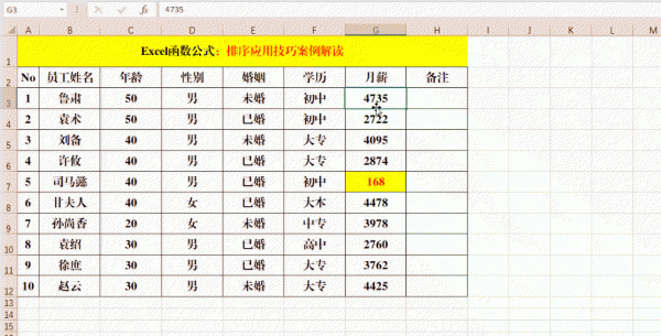 excel降序排序怎么设置