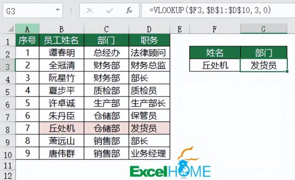 excel中使用vlookup函数填充数据的方法