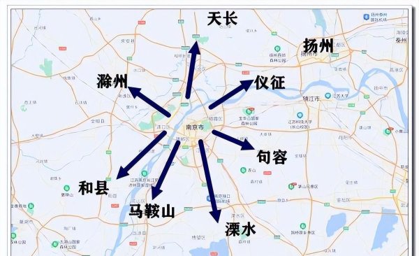 南京都市经济圈有哪些城市名称