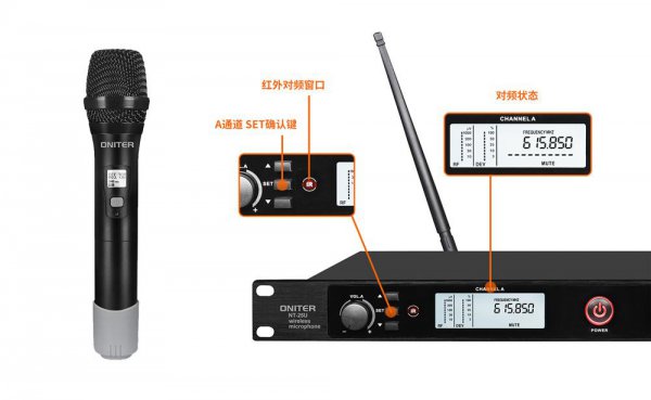无线话筒和接收器怎么样对频