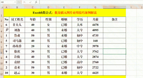 excel怎么把图片嵌入表格里