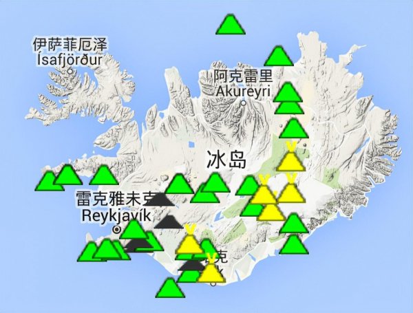 冰岛位置世界地图及总面积