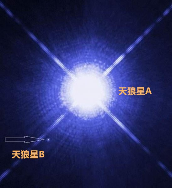 天狼星在什么位置图片