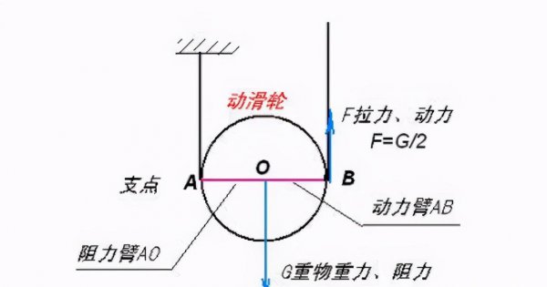 动滑轮的实质是什么杠杆原理