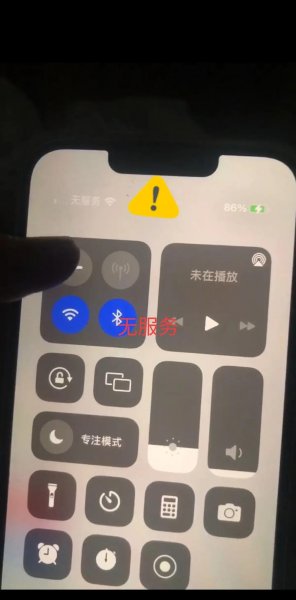 苹果手机突然无服务没信号重启也没有用