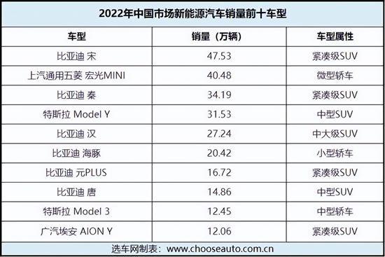 2022公认最好纯电动车