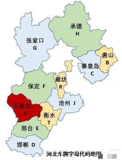 各省车牌识别地区和字母