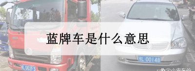 车牌颜色代表什么 路上行驶的机动车车牌颜色有何意思