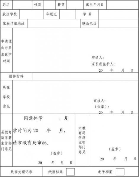 学生休学什么意思是要留级吗