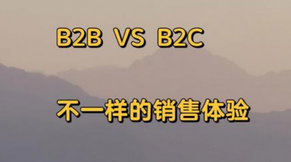 销售2b2c什么意思