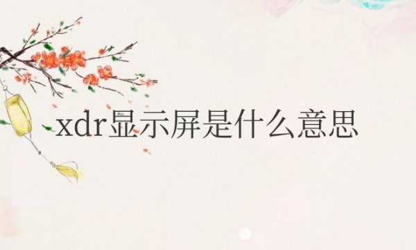 超视网膜xdr显示屏是什么意思