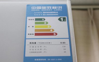 冰箱二级能效和一级能效的区别 冰箱一级能效和二级能效的差异