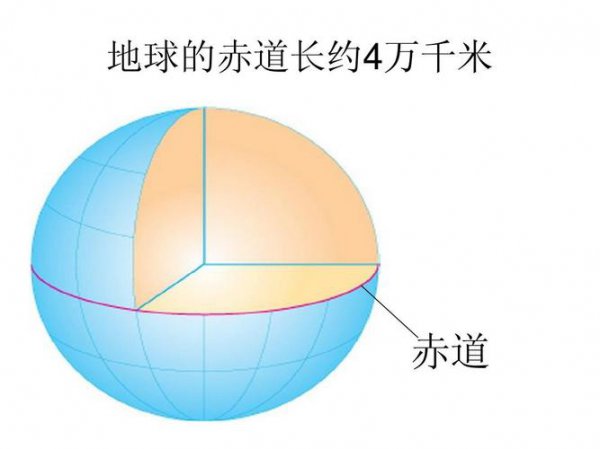 地球的赤道周长约多少万千米