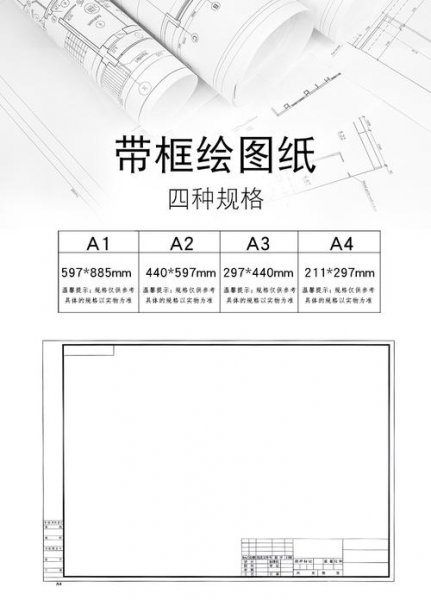 a2图纸尺寸边框线宽是多少