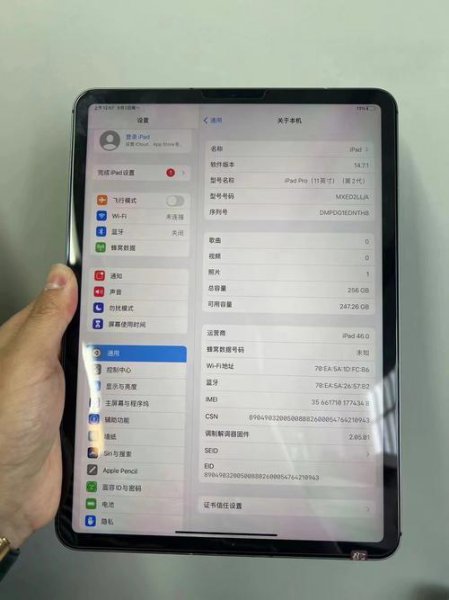 ipadpro2020电池容量多少mAh正常