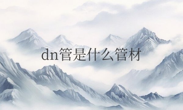 dn管是什么管材