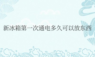 新冰箱第一次通电多久可以放东西 ＂新冰箱初次通电后何时可放食物？＂