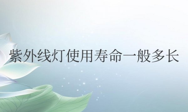 紫外线灯使用寿命一般多长时间