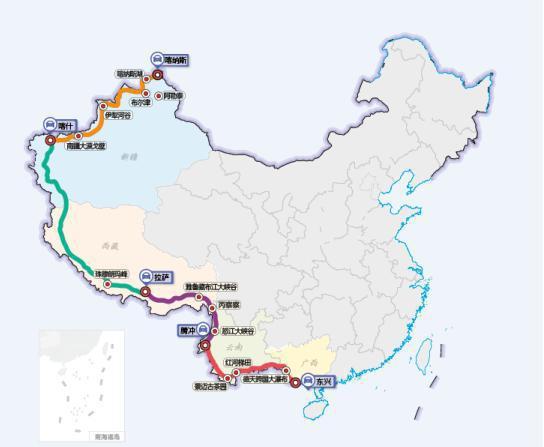 国道219起点和终点经过的地区，全程多少公里