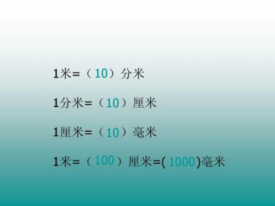 分米和厘米谁大谁小怎么算 分米和厘米大小比较方法