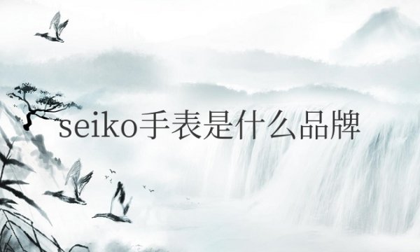 seiko手表是什么品牌多少钱