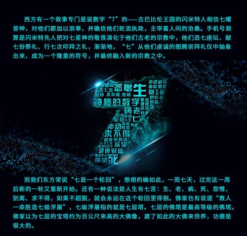 数字7的寓意代表什么意思和含义