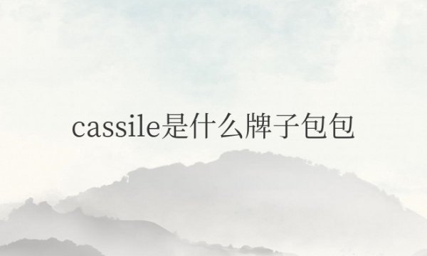 cassile是什么牌子包包什么档次