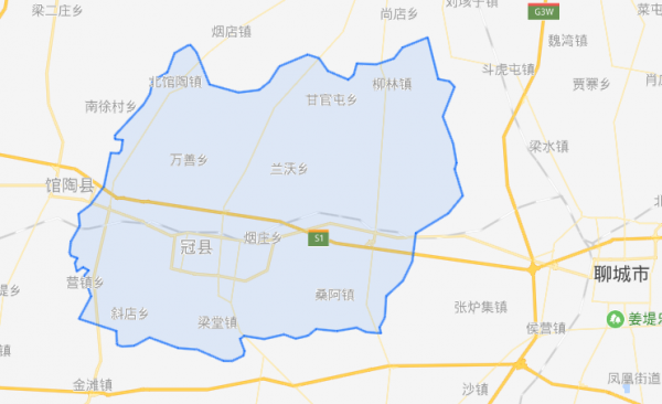 山东省冠县属于哪个市