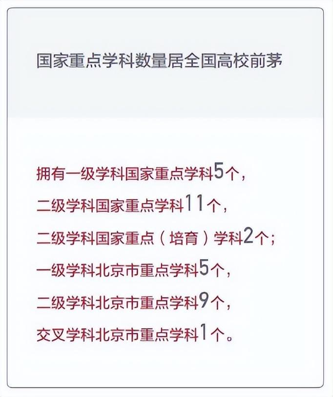 北京师范大学专业