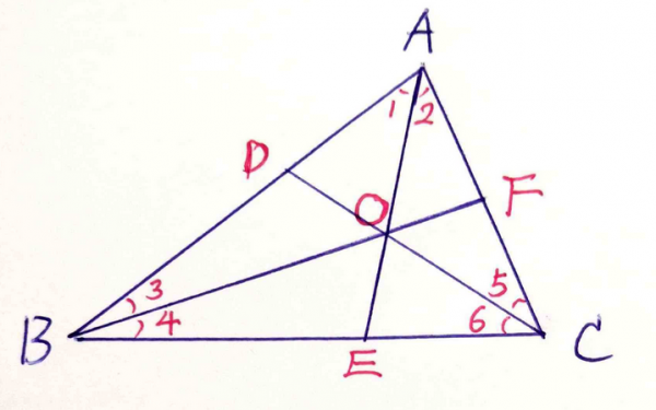 三角形的中心是什么的交点