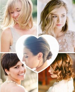 女生短发新娘发型设计图片 短发新娘发型设计灵感图集