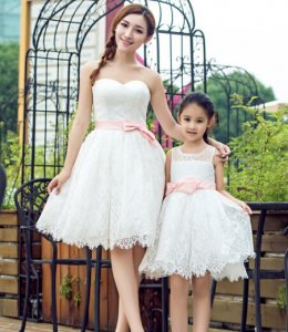 韩版时尚母女亲子装 和宝贝齐齐穿上公主裙
