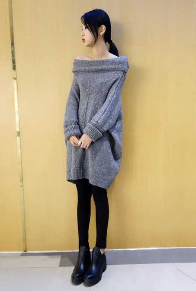 冬季中长款毛衣休闲与时尚并存