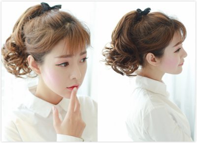 五款韩式空气刘海马尾辫扎发发型 五种韩式空气刘海马尾辫搭配发型