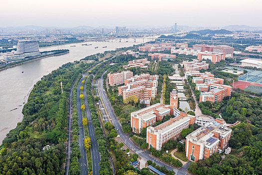 广州大学城在哪个区，有哪几所学校