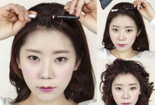 简单韩式长发发型扎法教程