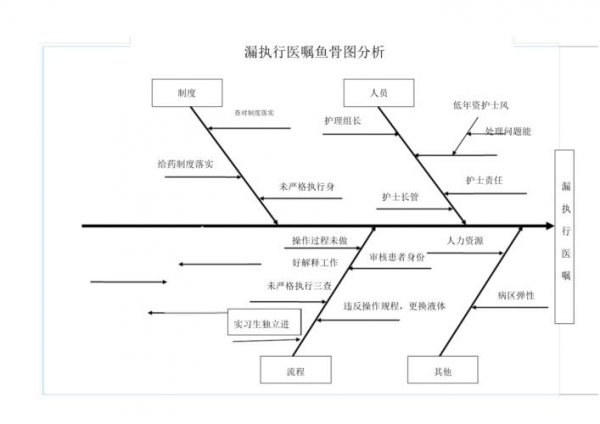 鱼骨图中鱼刺的颜色代表什么