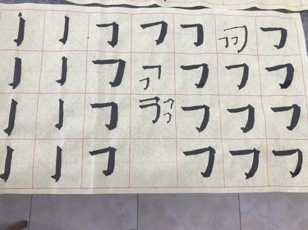 毛笔初学者练什么字体