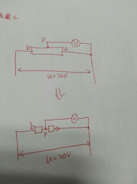 电路图中滑动变阻器怎么看电阻变大变小